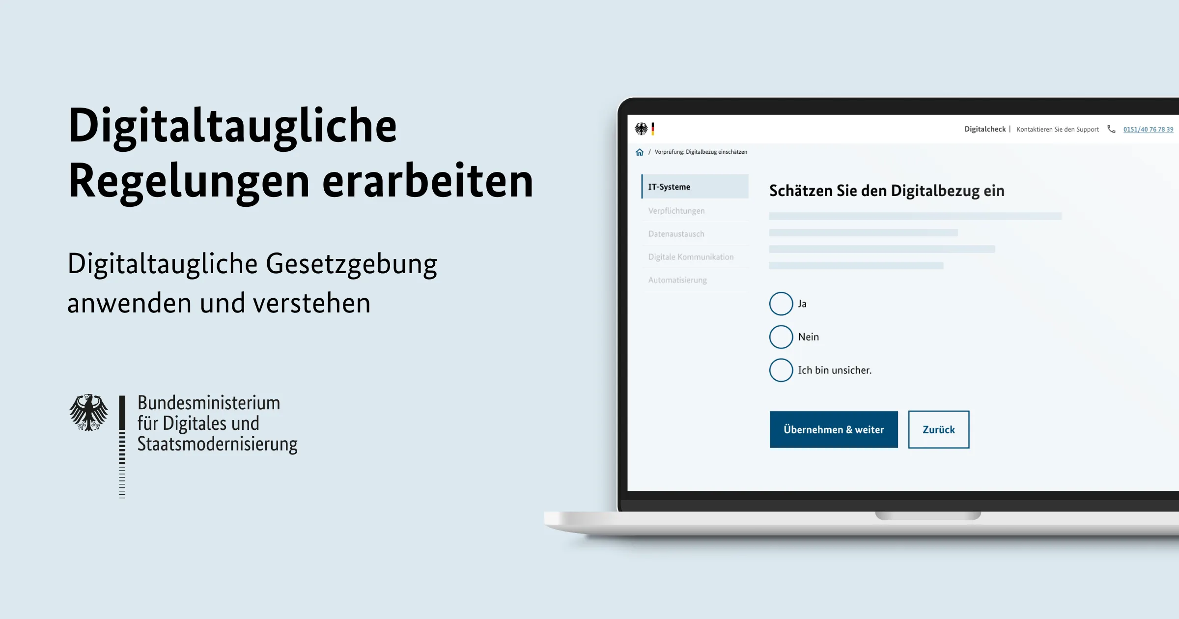 Symbolbild für den Digitalcheck